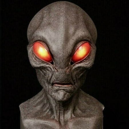 Realistic Alien Mask for Halloween and Cosplay