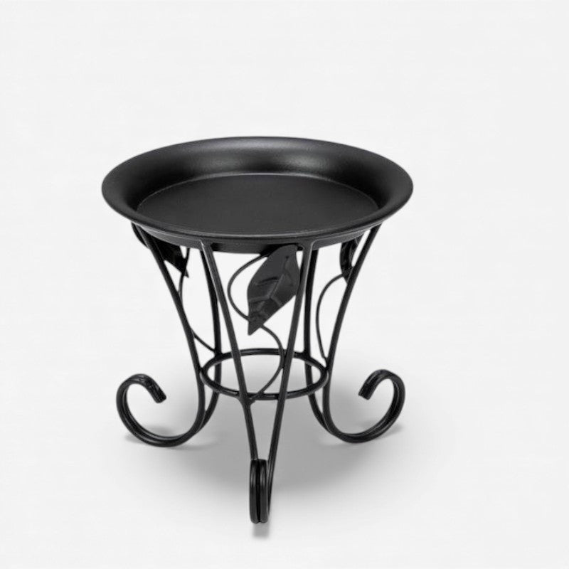 BloomAura - Dekorativ Blomsterpotteholder med Blad formet Standdesign
