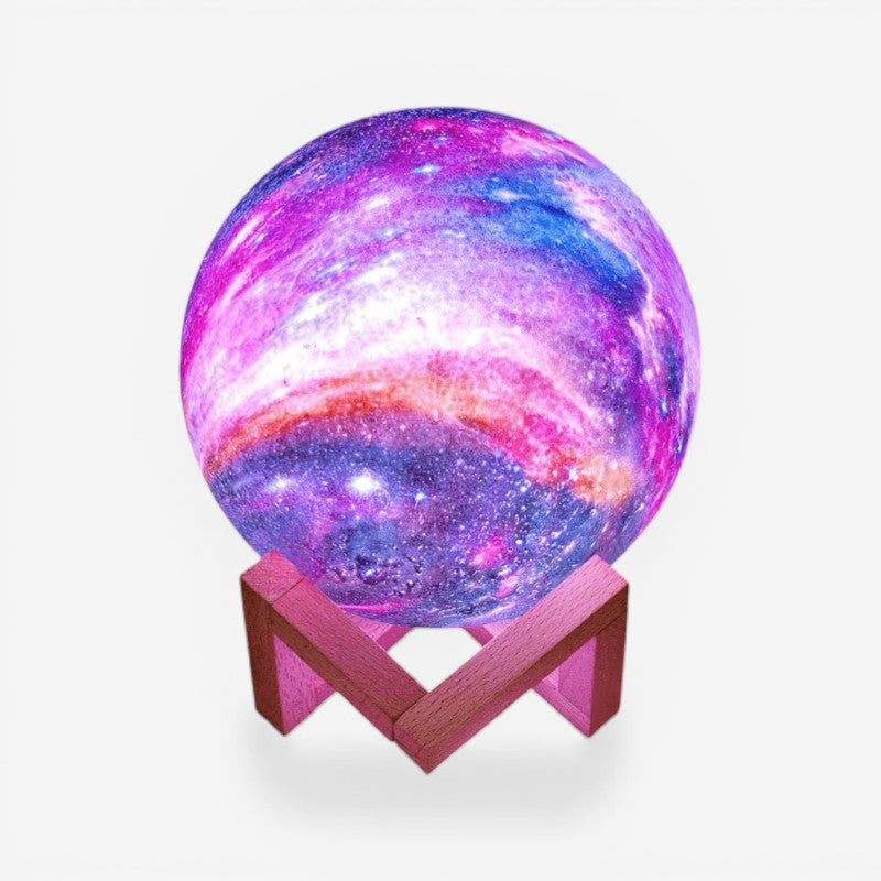 LunaGlow – Lampe lune 3D sans fil avec commande tactile et changement de couleur