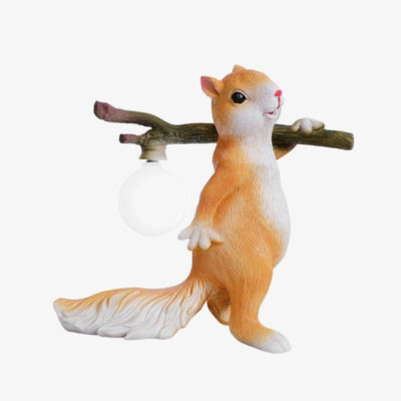 SquirrelGlow – Sød egern bordlampe med blødt lys for en hyggelig atmosfære