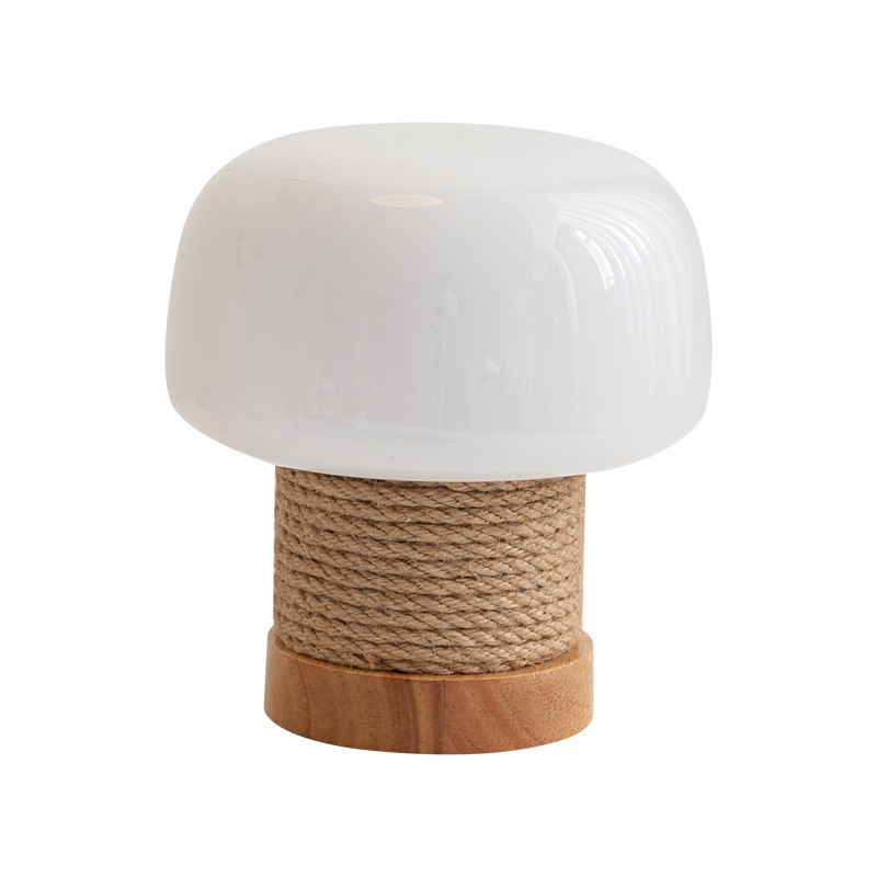 MushLume – Japansk Egetræ Svampebordlampe