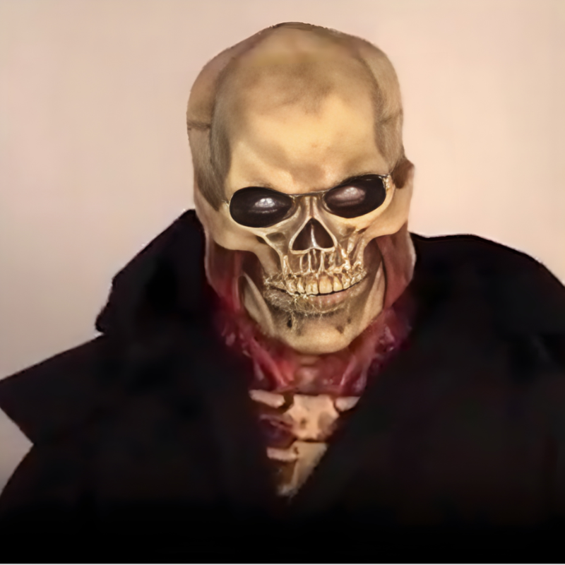Skeletmaske til Halloween