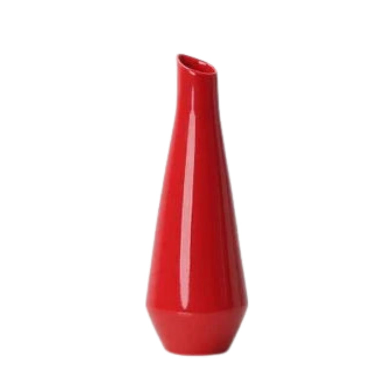 GlowVase – Vase en porcelaine haute brillance à forme effilée aux couleurs vives