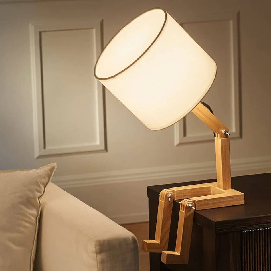 LumiGlow - Unik Sengelampe Med Justerbar LED Belysning