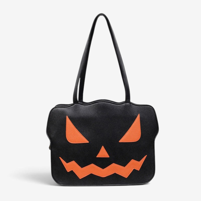 Sac bandoulière Halloween avec motif de citrouille
