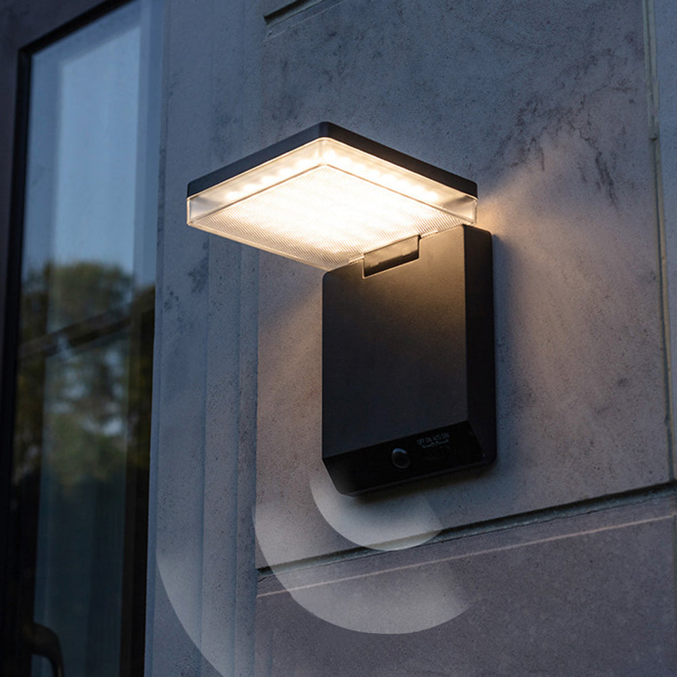 SolarBeam - Moderne LED Udendørs Væg Lys Med Bevægelsessensor
