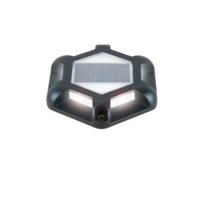 GroundGlow - Lumière d’avertissement au sol LED solaire moderne pour jardin