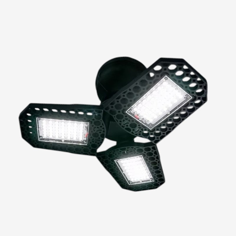 GlowFlex - Lampe loft LED avec panneaux réglables
