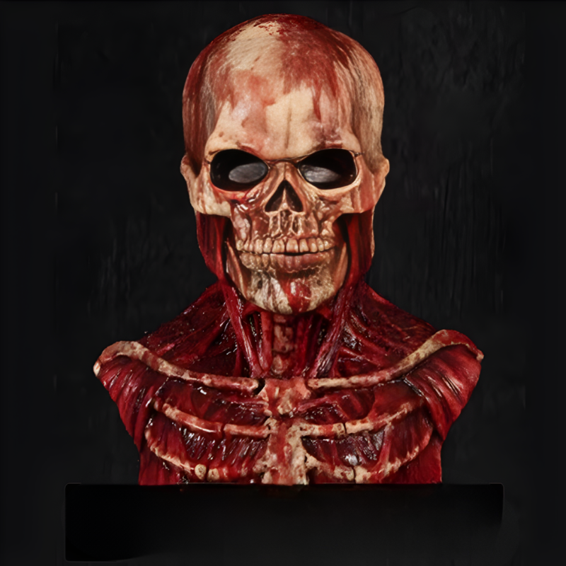 Skeletmaske til Halloween