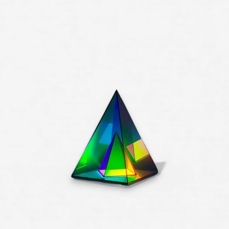 LumeCube – Lampe de table LED décorative avec design Triangle Rubik's Cube pour la maison