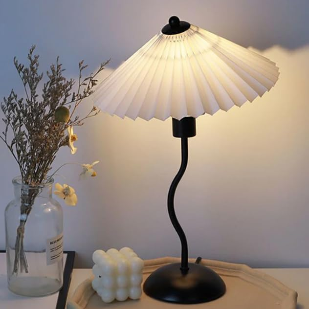 PleatLight - Lampe rétro irrégulière pour décoration esthétique ludique
