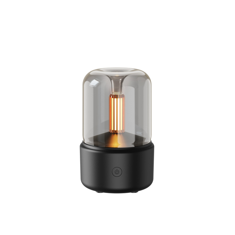 AuraMist – Lysestage-inspireret natlampe med luftfugter og diffusor til æteriske olier
