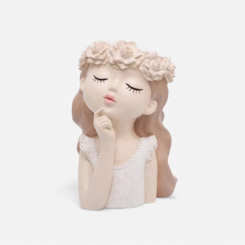 FigurineHome – Dekorativ blomsterpotte med figurholdning design