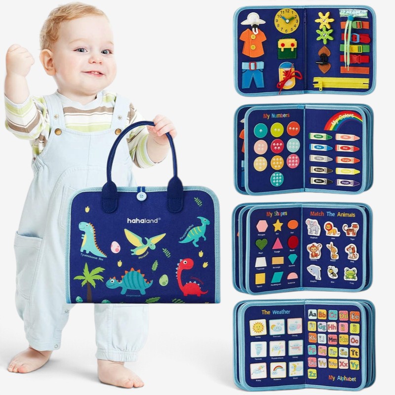 Skillock - Tableau d'activités Montessori avec éléments éducatifs