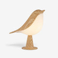 Oakwing - Lampe de table en bois en forme d'oiseau avec LED intégrée
