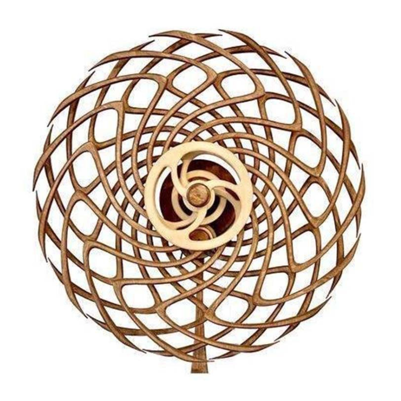 SpiralFlow - Hypnotisk kinetisk vægkunst til fascinerende boligindretning