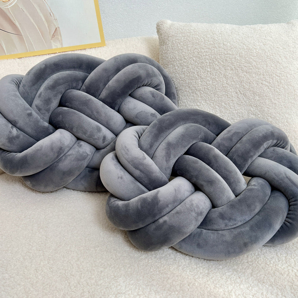 PlumeHaven – Ensemble de 2 coussins décoratifs en peluche pour une touche chaleureuse et élégante  