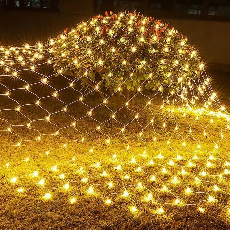 LumiNet - Udvidelige LED netlys til udendørs dekoration