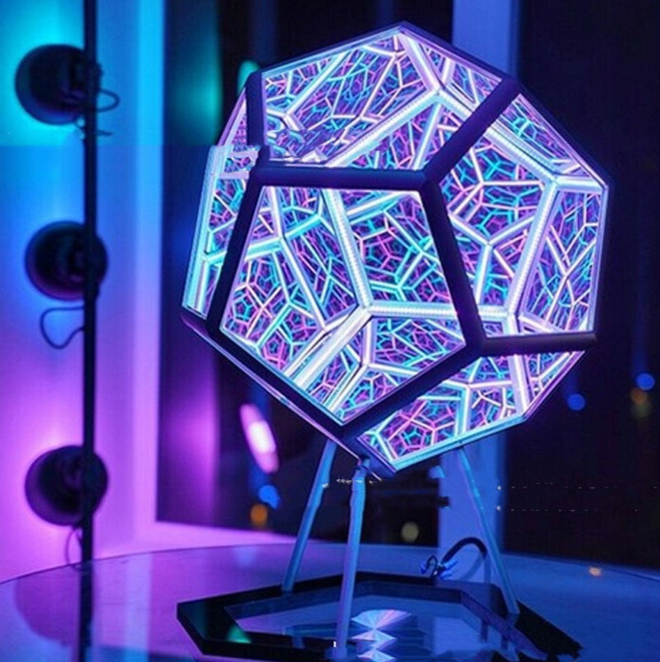 StellaSphere - Lumière LED géométrique avec sept modes de couleur