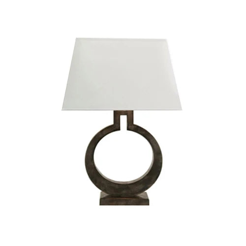 LuxeAura – Lampe de table moderne avec cadre élégant et abat-jour en tissu doux
