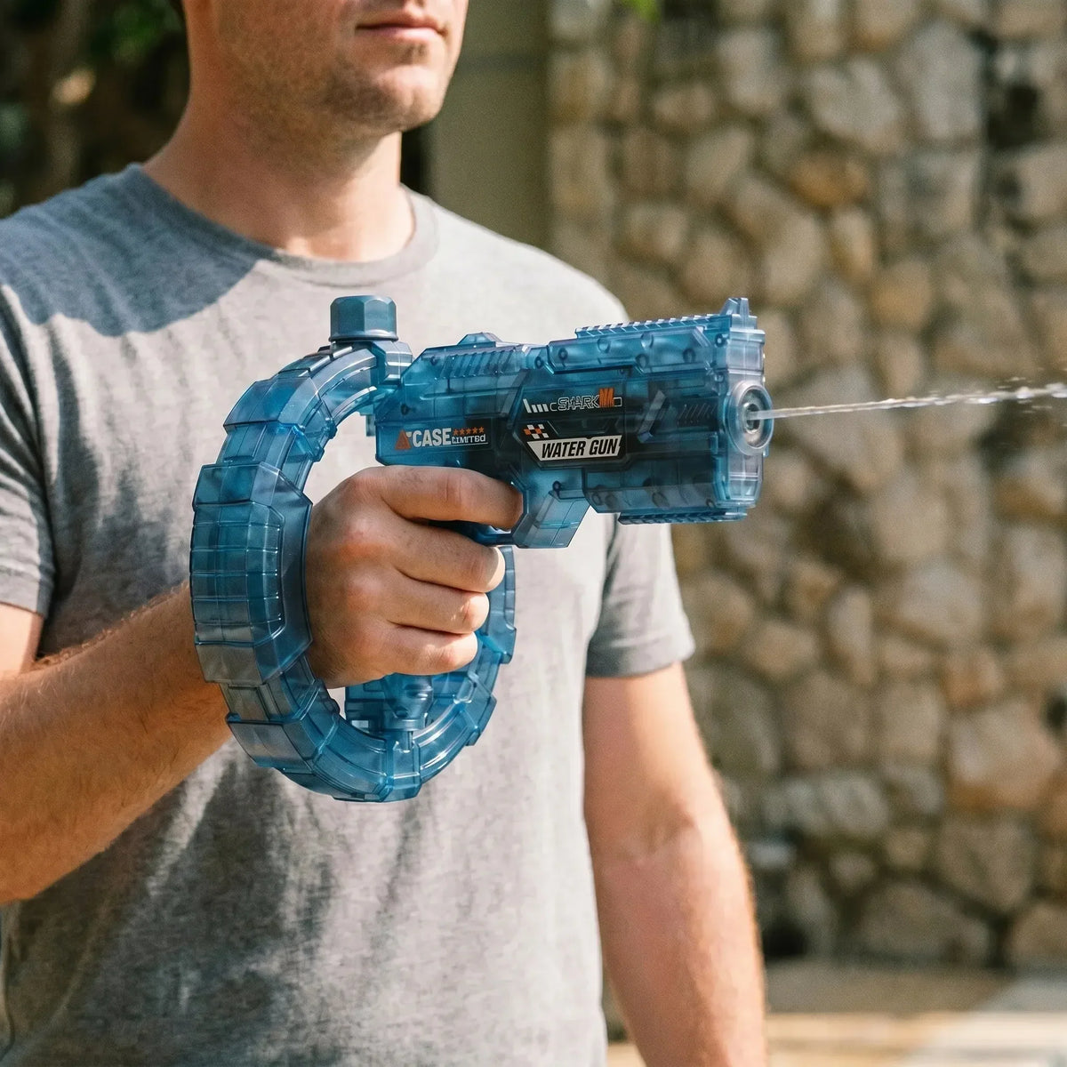 Elektrisk vandpistol med ringtank