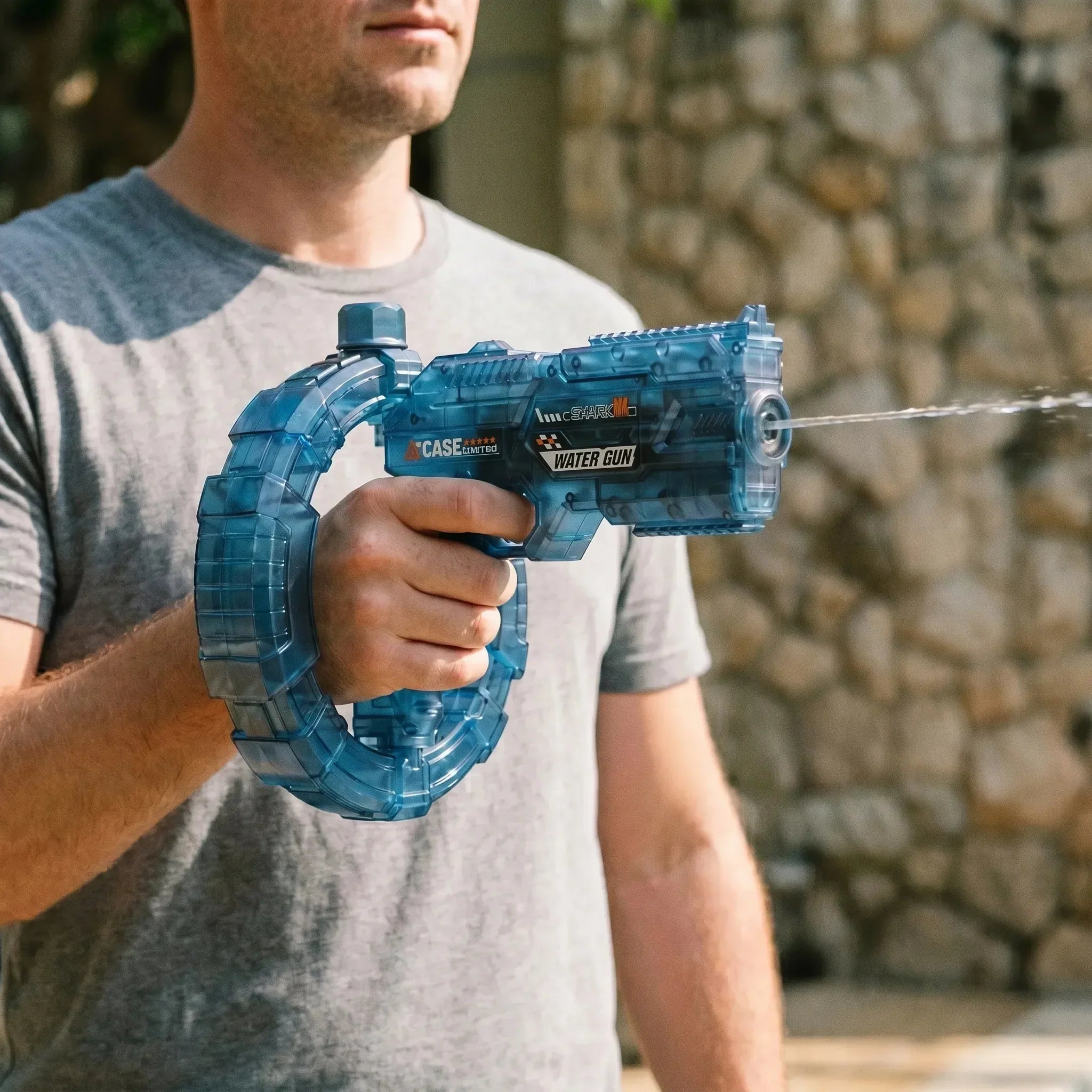 Elektrisk vandpistol med ringtank