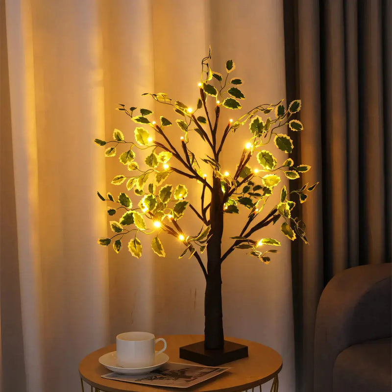 LeafGlow - Lampe en bois exceptionnelle pour une touche d’atmosphère dans toutes les pièces