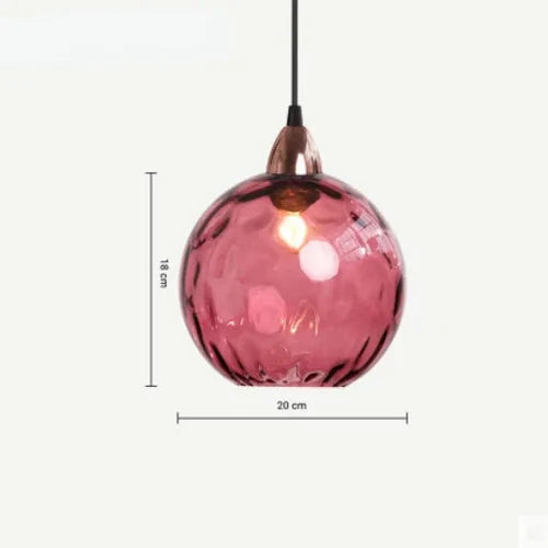 ClearBall - Suspension élégante en boule de verre pour espaces accueillants