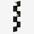 Vertishelf - Étagère d'angle murale avec conception à plusieurs niveaux