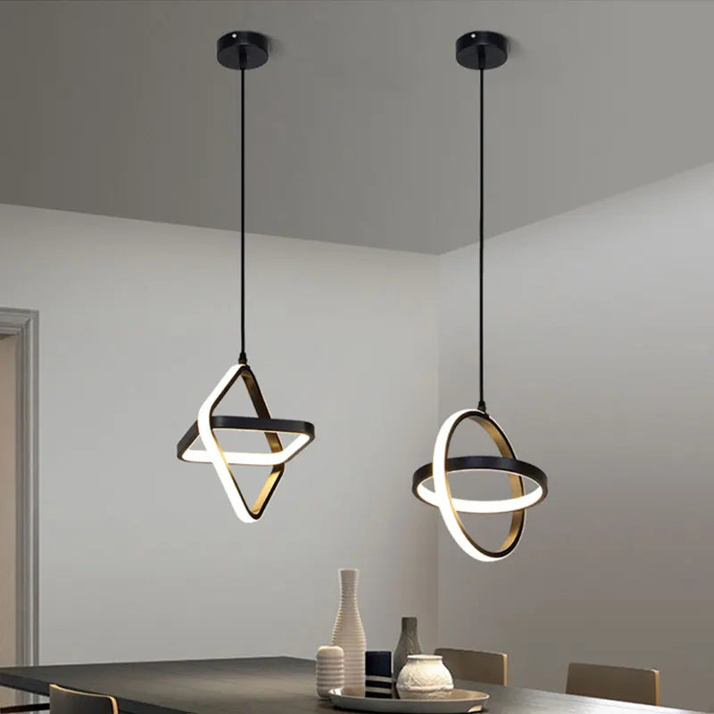 SpiralStar – Minimalistisk pendellampe med blødt LED-lys til moderne interiør