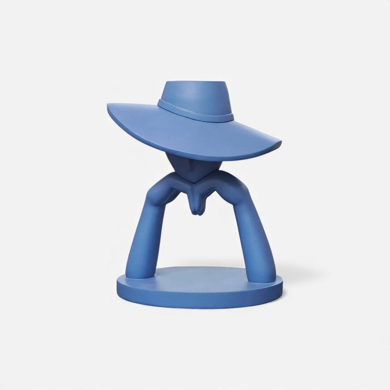 HatBloom - Dekorativ Blomsterpotte med Hat Inspireret Design