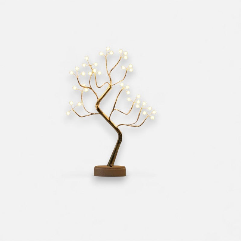 AuraTree – Dekorativ LEDbo rdlampe med træinspireret design