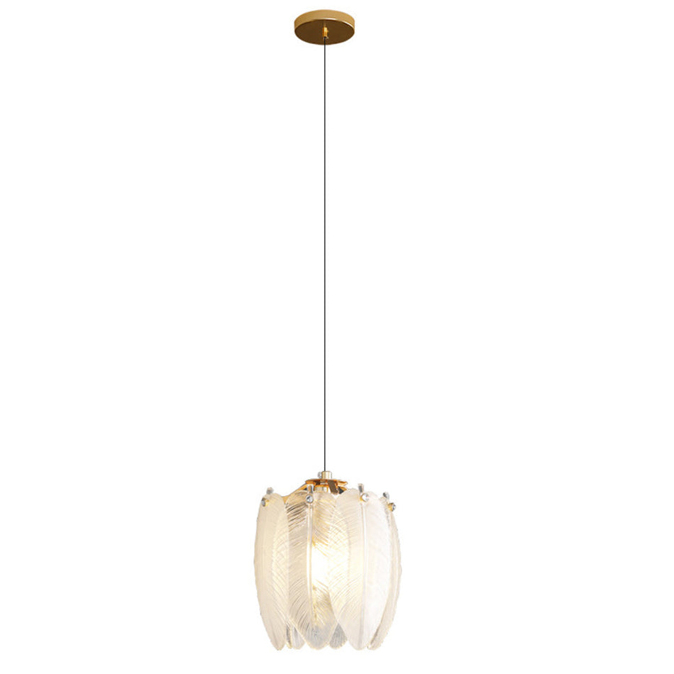 GlowLeaf - Plafonnier avec éclairage doux et design élégant inspiré des feuilles