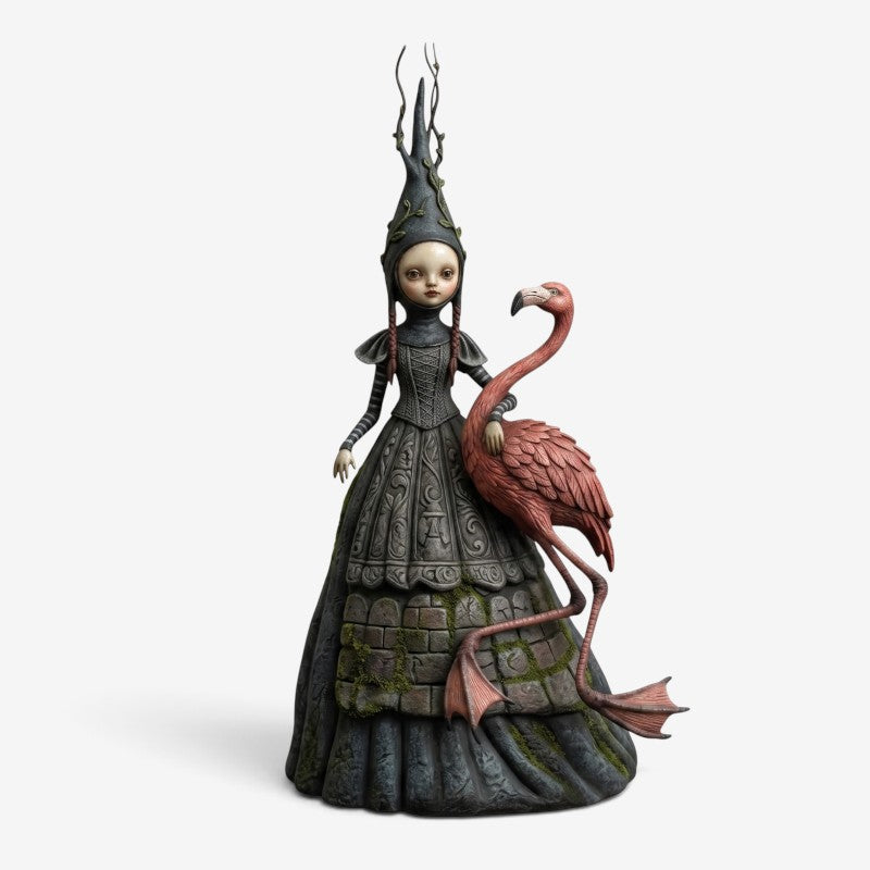 Figurine de sorcière gothique pour Halloween