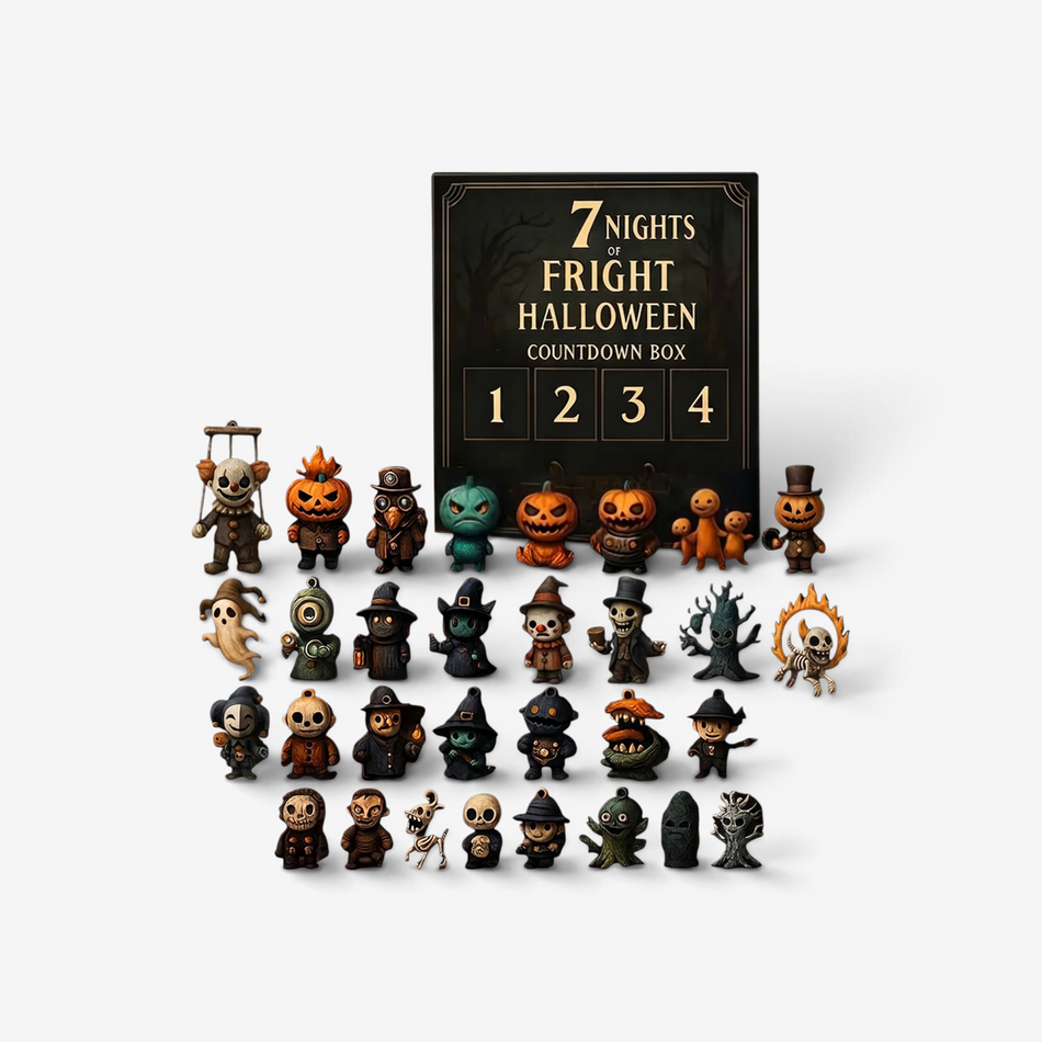 Halloween Nedtællingsboks med 31 Figurer
