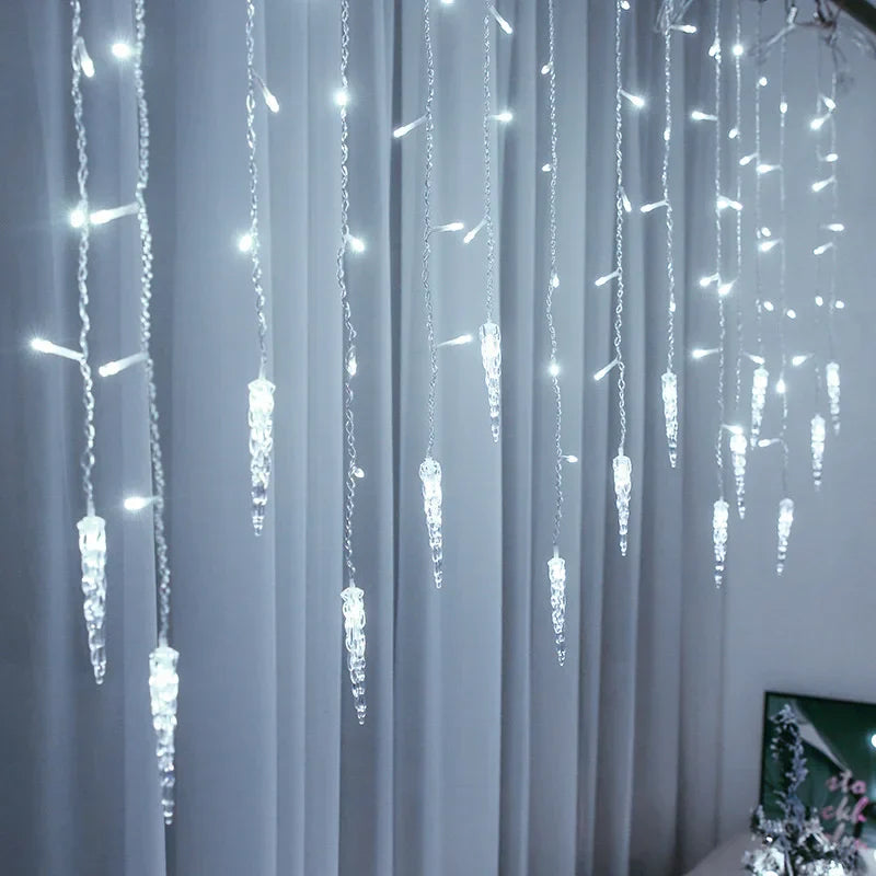 SnowLit - Rideau lumineux LED magique pour espaces extérieurs