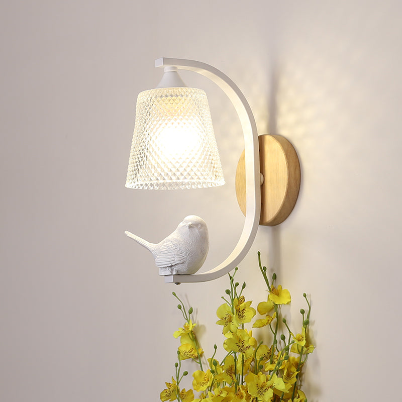 FeatherGlow - Applique murale inspirée des oiseaux pour un intérieur paisible et chaleureux