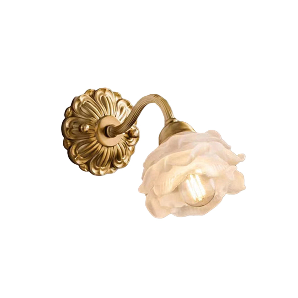 GlowHaven – Vintage væglampe med blomsterformet lysdesign