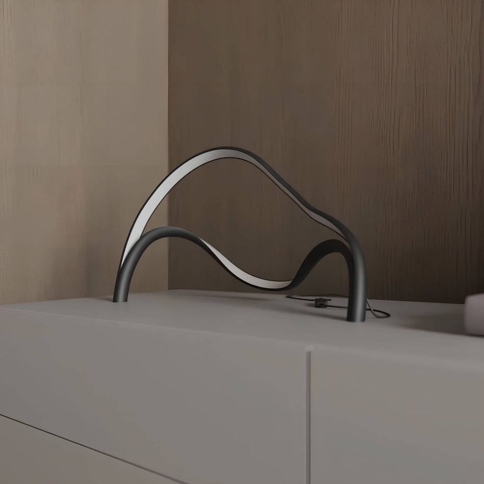 LumaGlow - Lampe de bureau LED fine pour décoration intérieure moderne