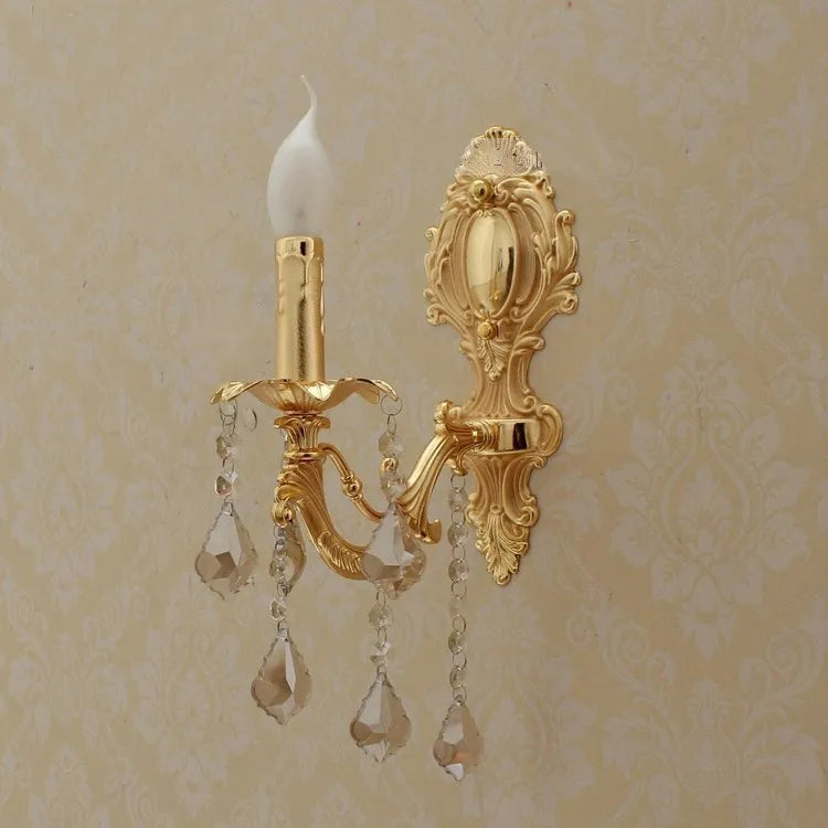 LuminousAura - Applique murale LED élégante en cristal pour une ambiance luxueuse