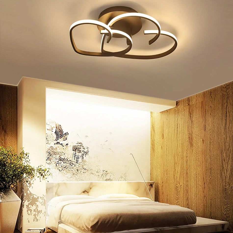LumiHeart - Lampe de plafond LED en forme de cœur romantique pour une atmosphère cosy  