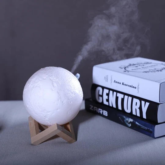 MoonGlow - Humidificateur d'air et lampe de nuit 2 en 1 pour une ambiance relaxante