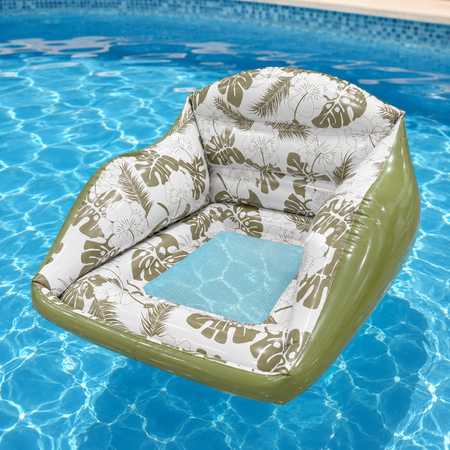 Oppustelig Loungesessel til Pool med Net