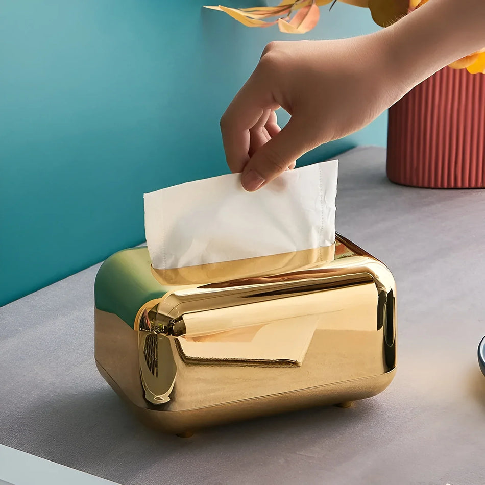 FormaLuxe – Boîte tissée décorative au design fonctionnel pour la pièce