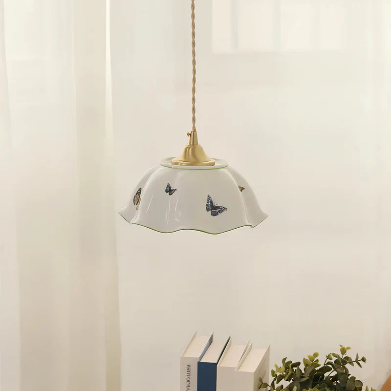 GlowWings – Suspension LED au design papillon avec câble réglable  