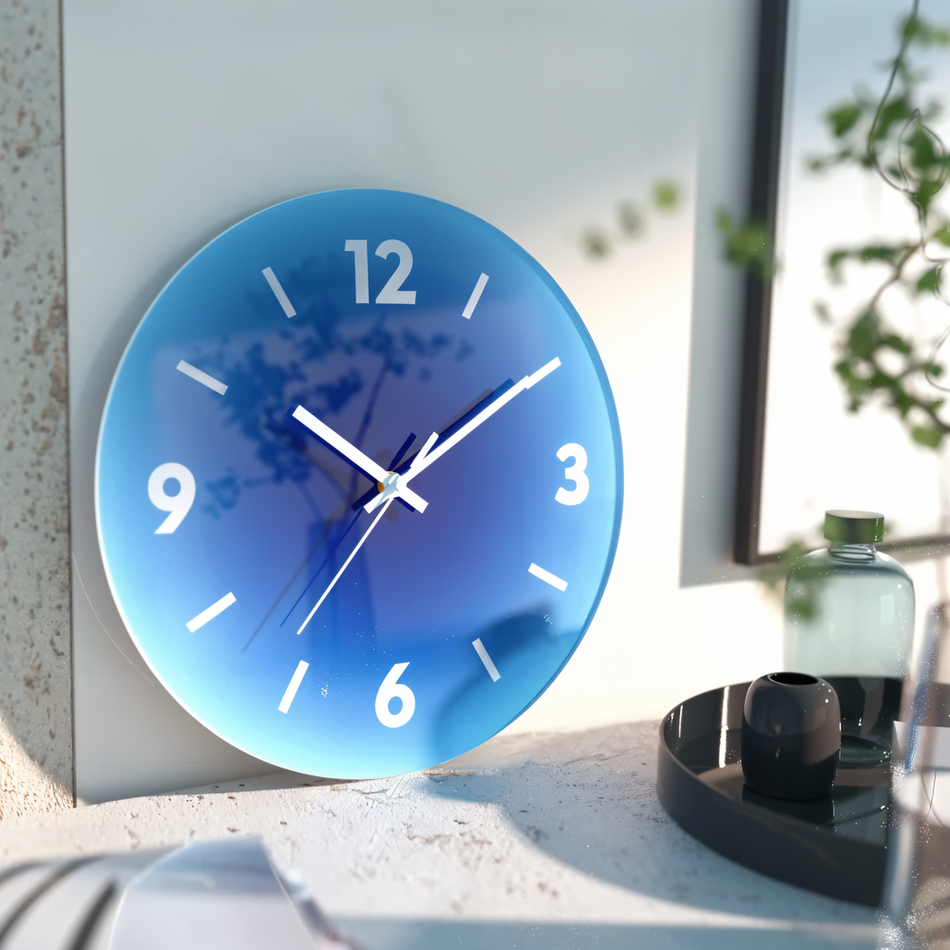 TimeAura – Horloge murale moderne élégante avec mouvement à quartz silencieux pour une décoration intérieure stylée
