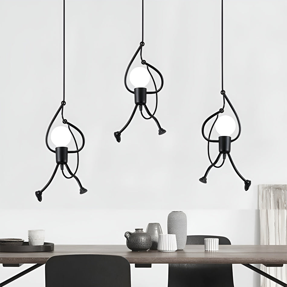 HeroGlow – Suspension suspendue au design ludique Iron Man  