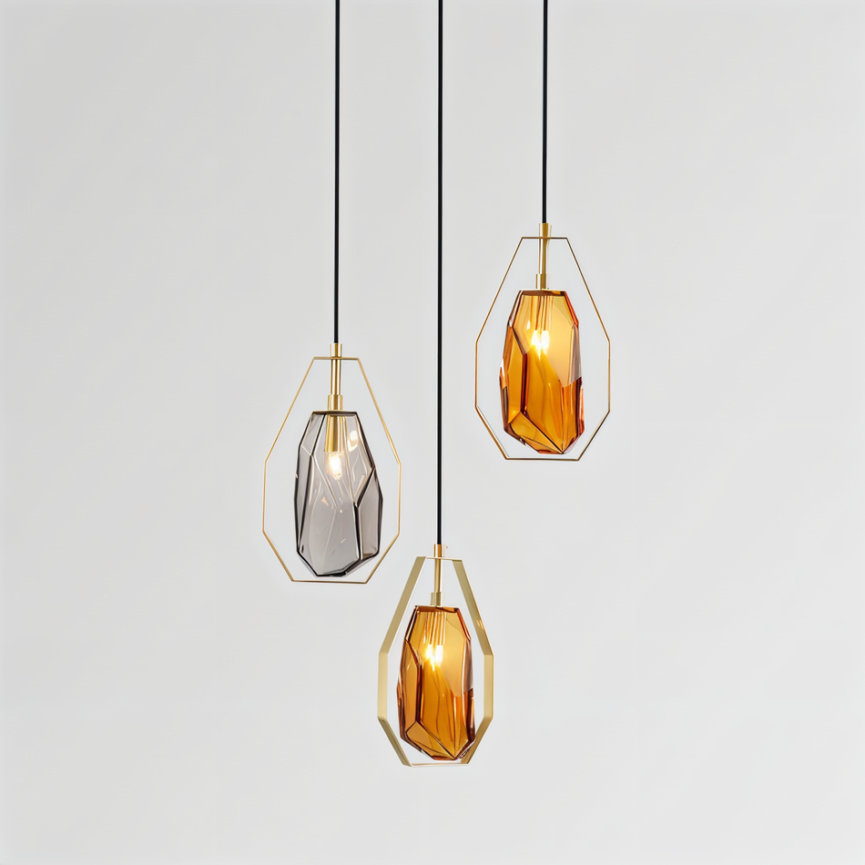GlowVista - Suspension élégante pour une atmosphère sophistiquée et stylée