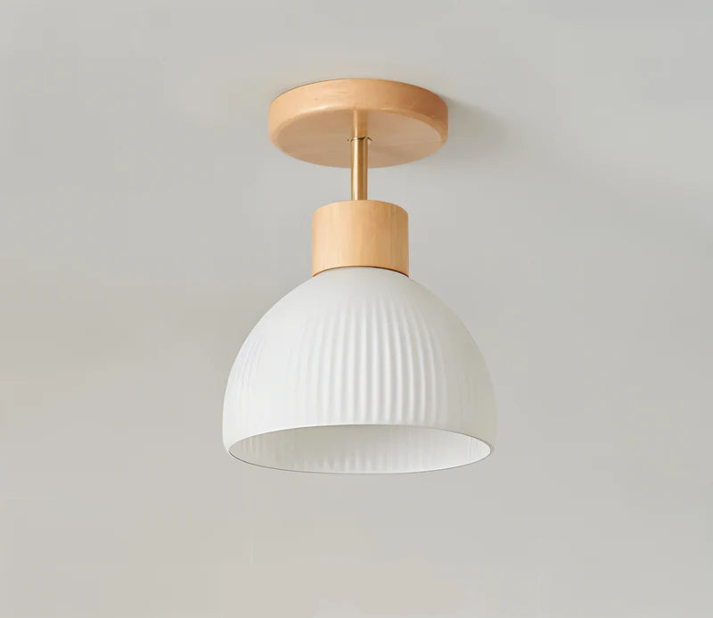 NordicGlow – Plafonnier LED au design nervuré avec éclairage puissant  