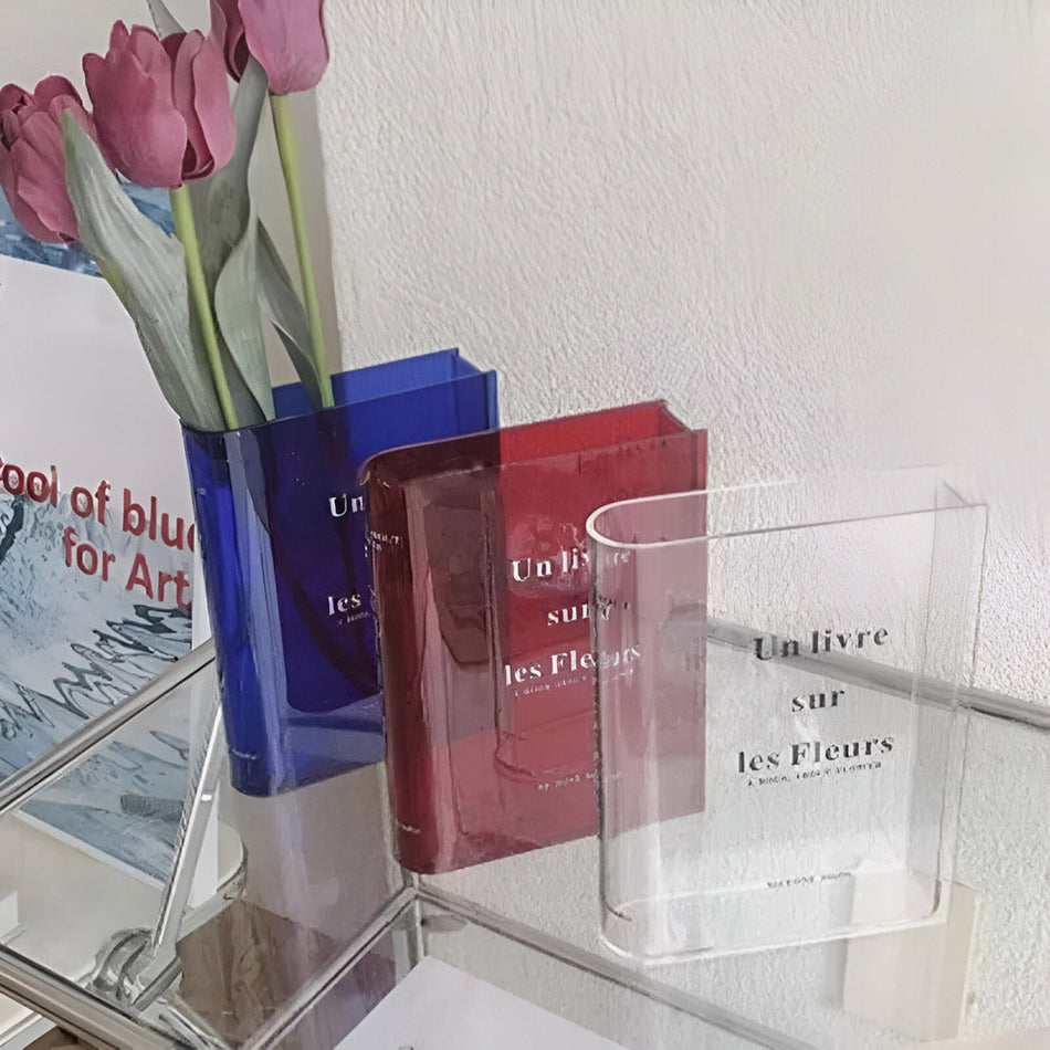 BrightPage – Vase en forme de livre pour décoration intérieure créative